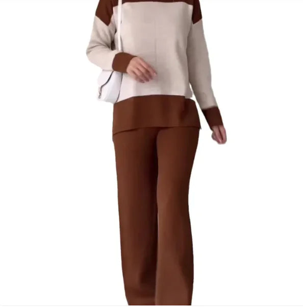 Traje con pantalones pernera ancha holgado