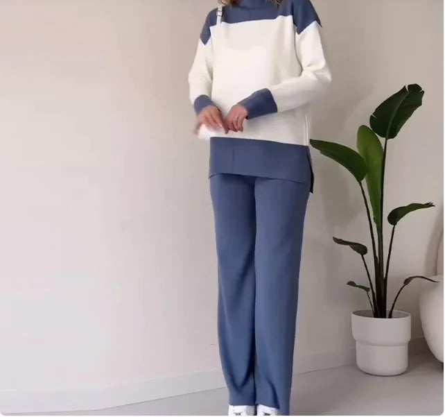 Traje con pantalones pernera ancha holgado