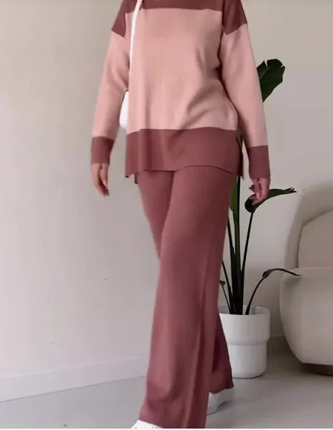 Traje con pantalones pernera ancha holgado